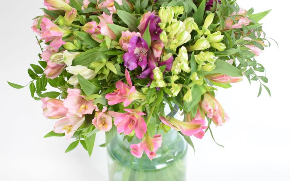 Colección ramos de flores alegres
