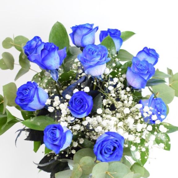 Ramo de rosas azules a domicilio - Floristería online